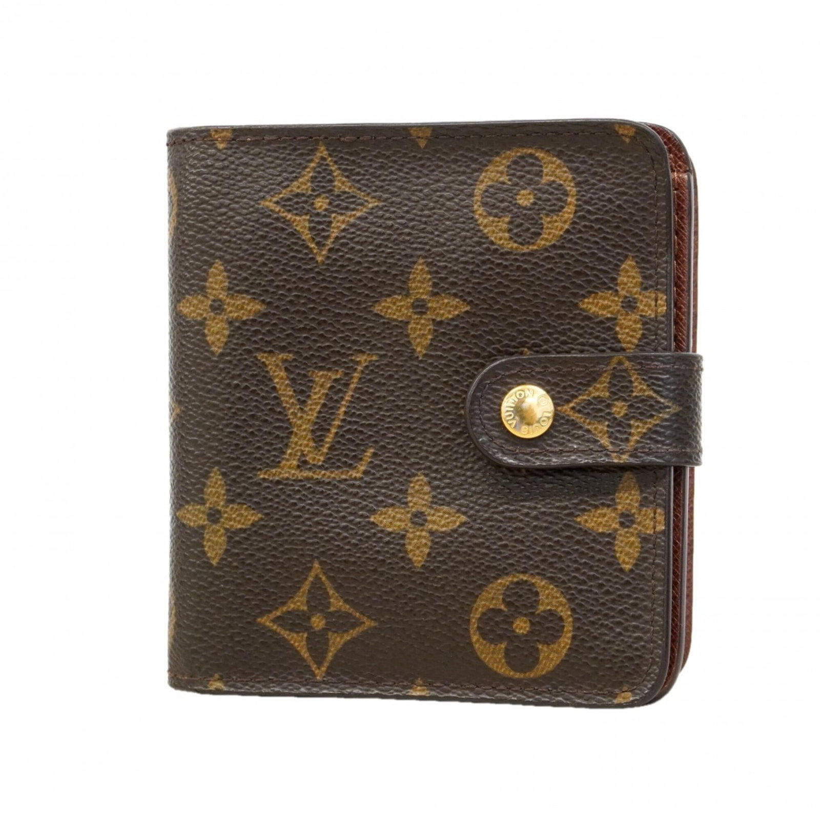 Louis Vuitton Wallet (Bi-Fold): Louis Vuitton Wallet (Bi-Fold) Brown Louis Vuitton bi-fold wallet with traces of usage, scratches, and dirt. The classic design features a timeless combination of style and functionality. Conditioned