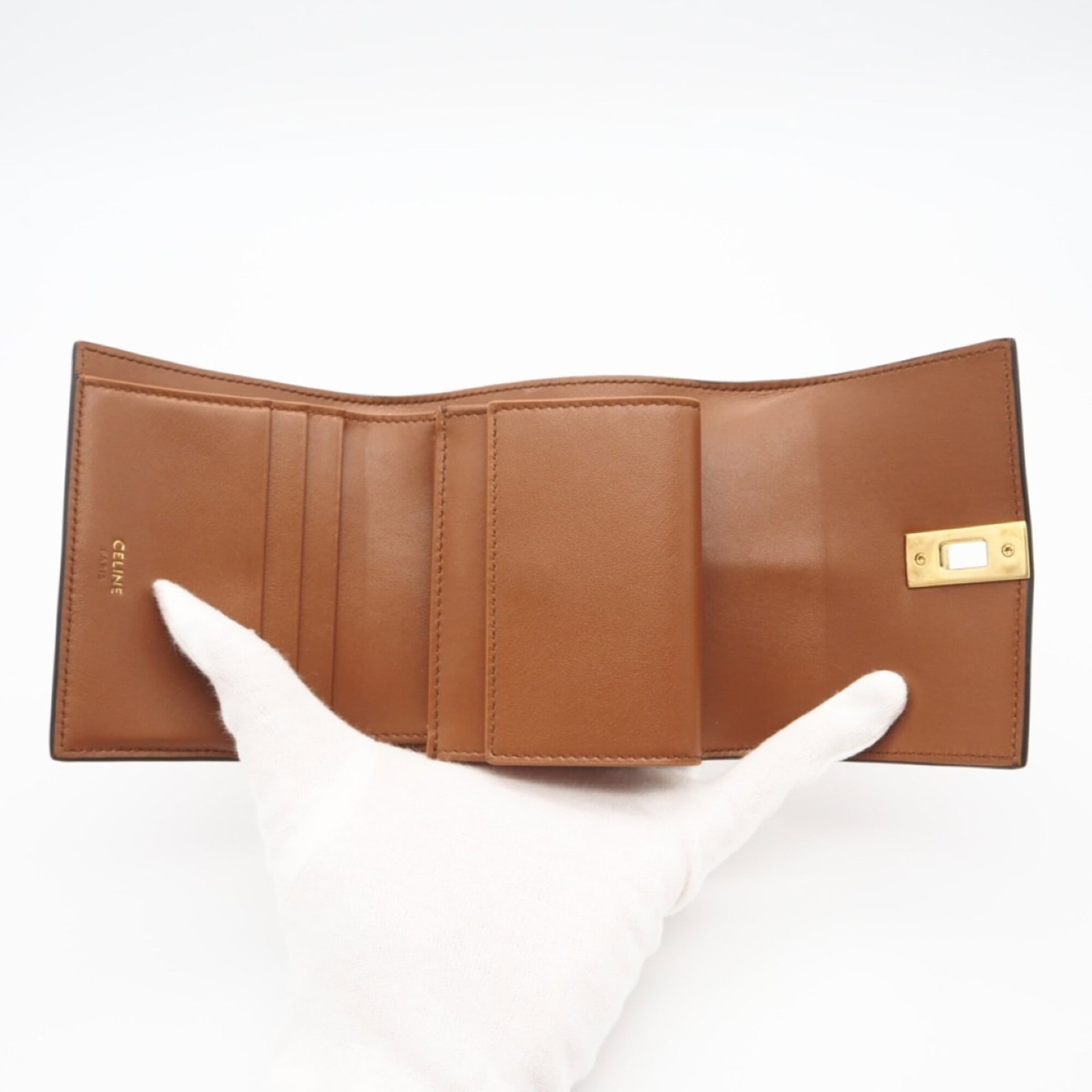 Celine Tri Fold Leather - 11