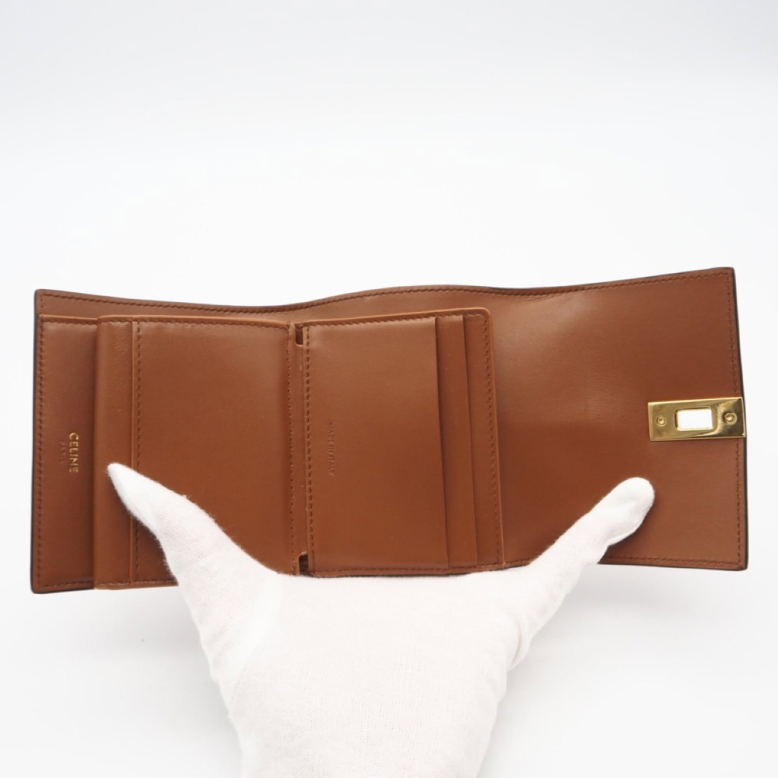 Celine Tri Fold Leather - 12