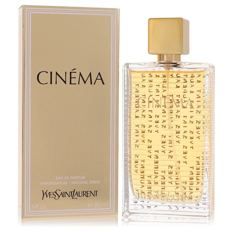Cinema Perfume By Yves Saint Laurent Eau De Parfum Spray: Cinema Perfume By Yves Saint Laurent Eau De Parfum Spray Yves Saint Laurent's Cinema Perfume Eau De Parfum Spray, a timeless and elegant fragrance for women. This 3 oz eau de parfum spray features
