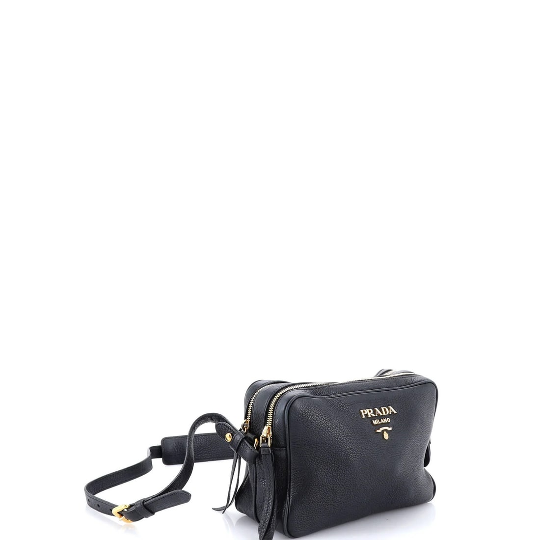 Prada Double Zip Camera Bag Vitello Phenix Medium - 2