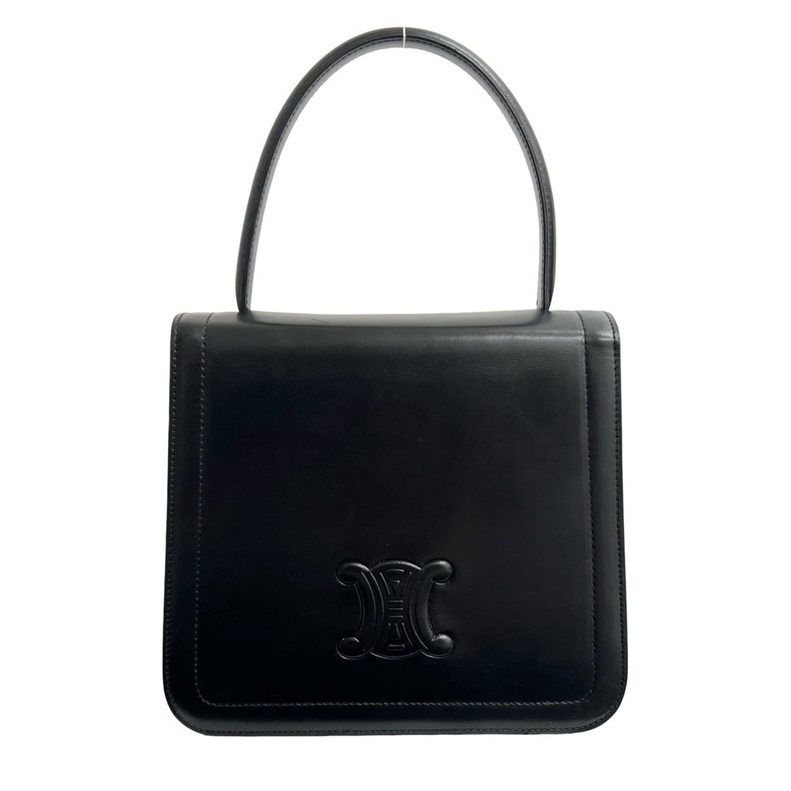 Celine leather tote bag: Celine leather tote bag Calfskin leather construction provides durability and elegance to this classic black Celine tote bag. With its timeless design and versatile size, it's perfect for everyday