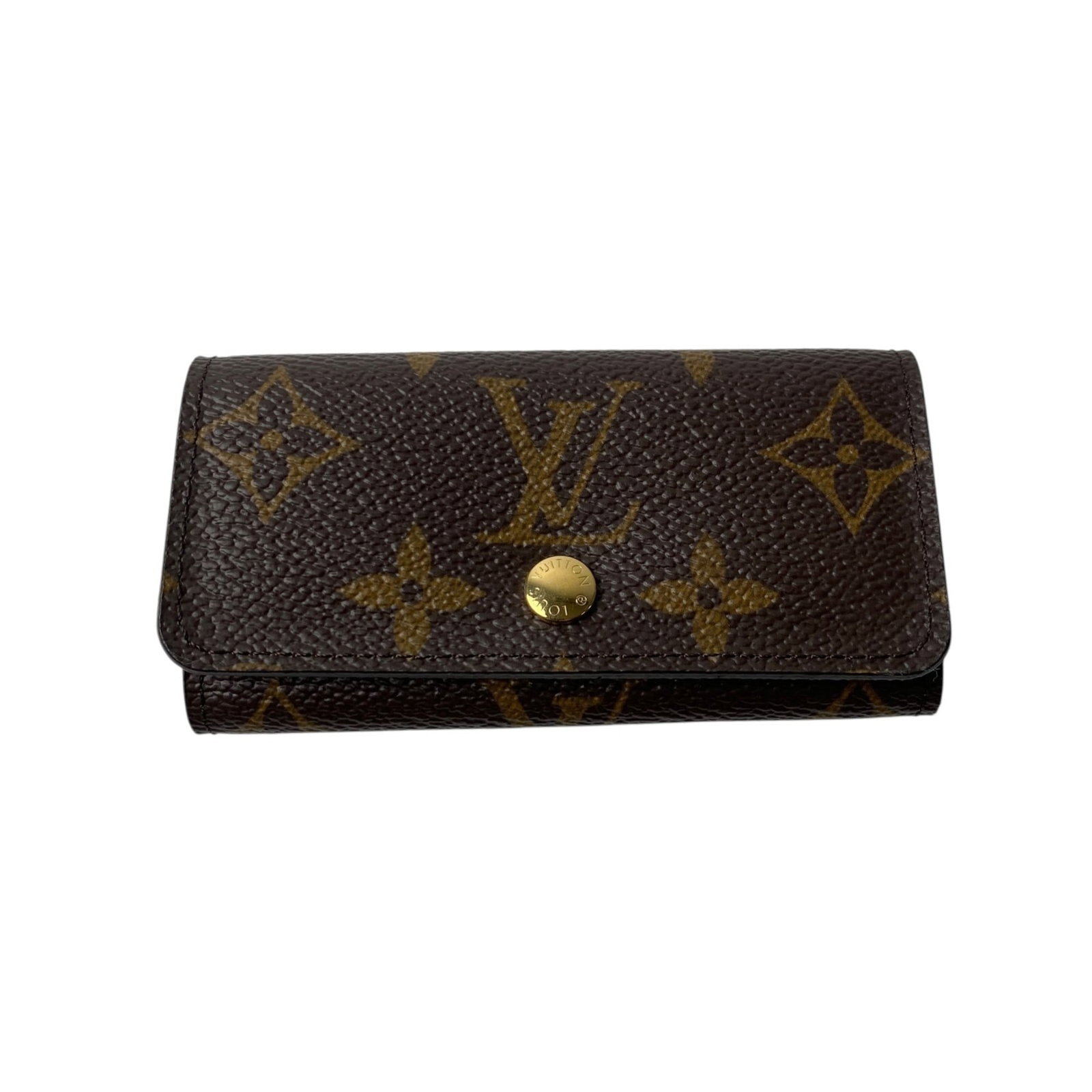 Vuitton Keycase Pvc Louis: Vuitton Keycase Pvc Louis Brown Louis Vuitton Pvc Keycase, Mint Condition. This like-new keycase features the iconic Louis Vuitton design in high-quality pvc material. Its classic brown color and