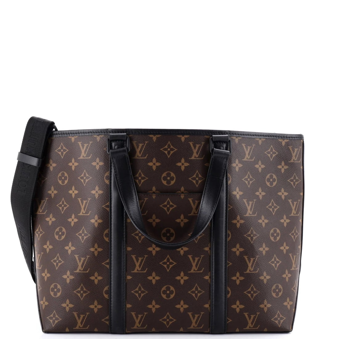 Tote Weekend Louis Vuitton Monogram Macassar Canvas: Tote Weekend Louis Vuitton Monogram Macassar Canvas Tote Weekend Louis Vuitton Monogram Macassar Canvas - A stylish and spacious tote bag with a classic design. Measuring 11.5" high, 14" wide, and 5" 
