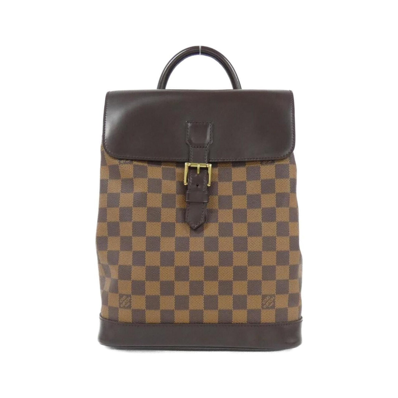 Canvas Coated Backpack Louis Vuitton: Canvas Coated Backpack Louis Vuitton Brown Louis Vuitton Coated Canvas Backpack with A Few Traces of Usage. This used backpack features coated canvas material and has some scratches / dirt, but