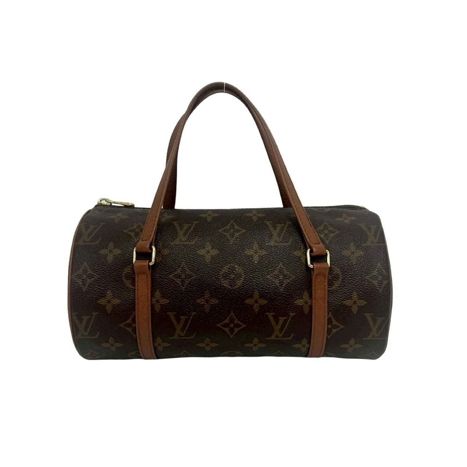 Louis Vuitton Handbag Leather Bag Boston Pvc: Louis Vuitton Handbag Leather Bag Boston Pvc Brown Louis Vuitton Boston Bag made from Pvc and Leather. This used handbag features traces of usage, scratches, and dirt, but remains in good condition.