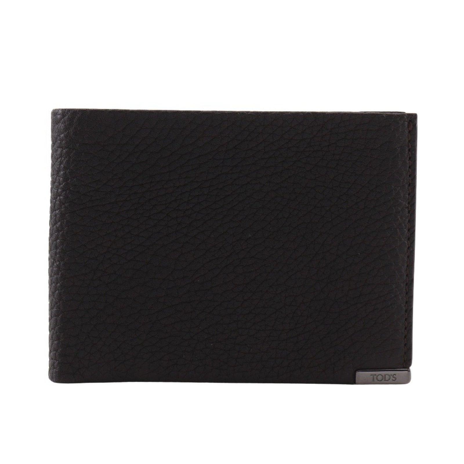 Tod'S Wallet (Bi-Fold) Leather: Tod'S Wallet (Bi-Fold) Leather Brown leather bi-fold wallet from Tod'S, with a classic design and subtle scratches from previous use. The condition shows some signs of wear, but overall remains in