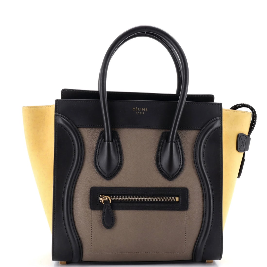 Celine Tricolor Luggage Bag Leather Micro (1 of 6)