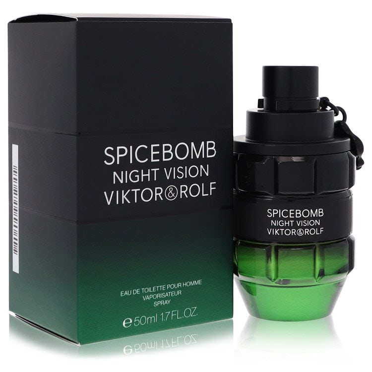Spicebomb Night Vision Cologne By Viktor & Rolf Eau De Toilette Spray: Spicebomb Night Vision Cologne By Viktor & Rolf Eau De Toilette Spray Viktor & Rolf's Spicebomb Night Vision Cologne Eau De Toilette Spray offers a unique blend of scents, with its fragrance designed