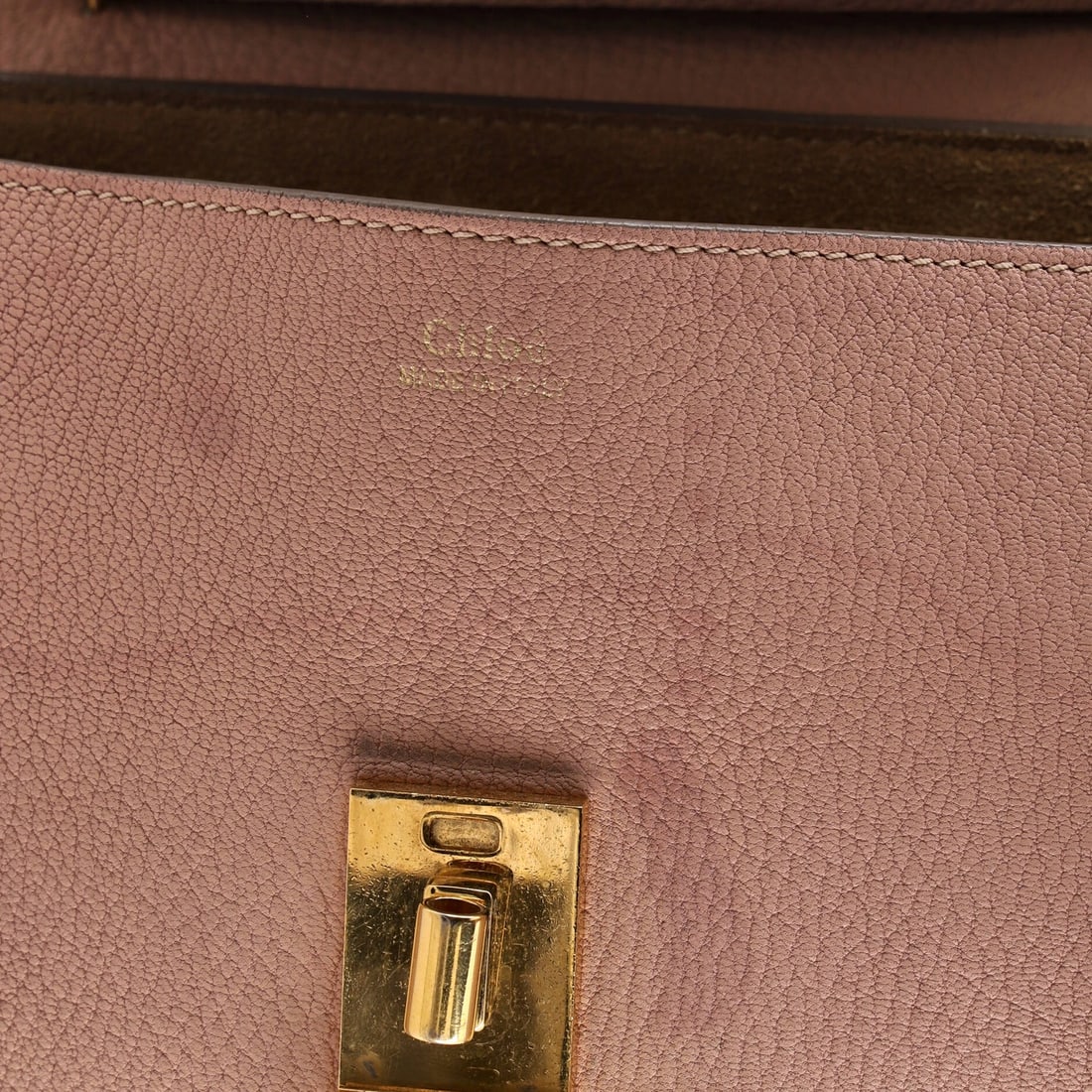 Small leather patchwork crossbody bag by Chloe Drew - 6