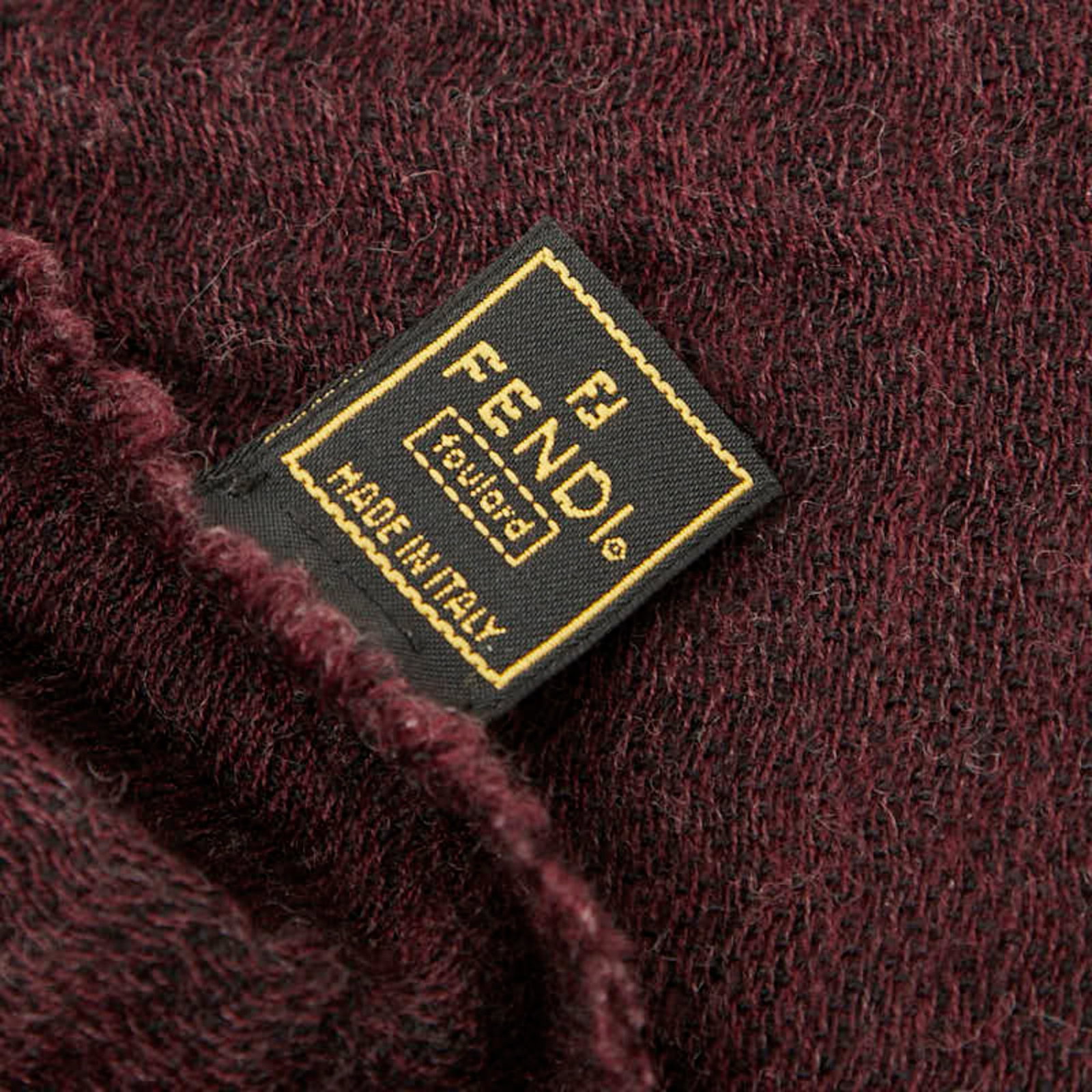 Fendi stole wool - 4
