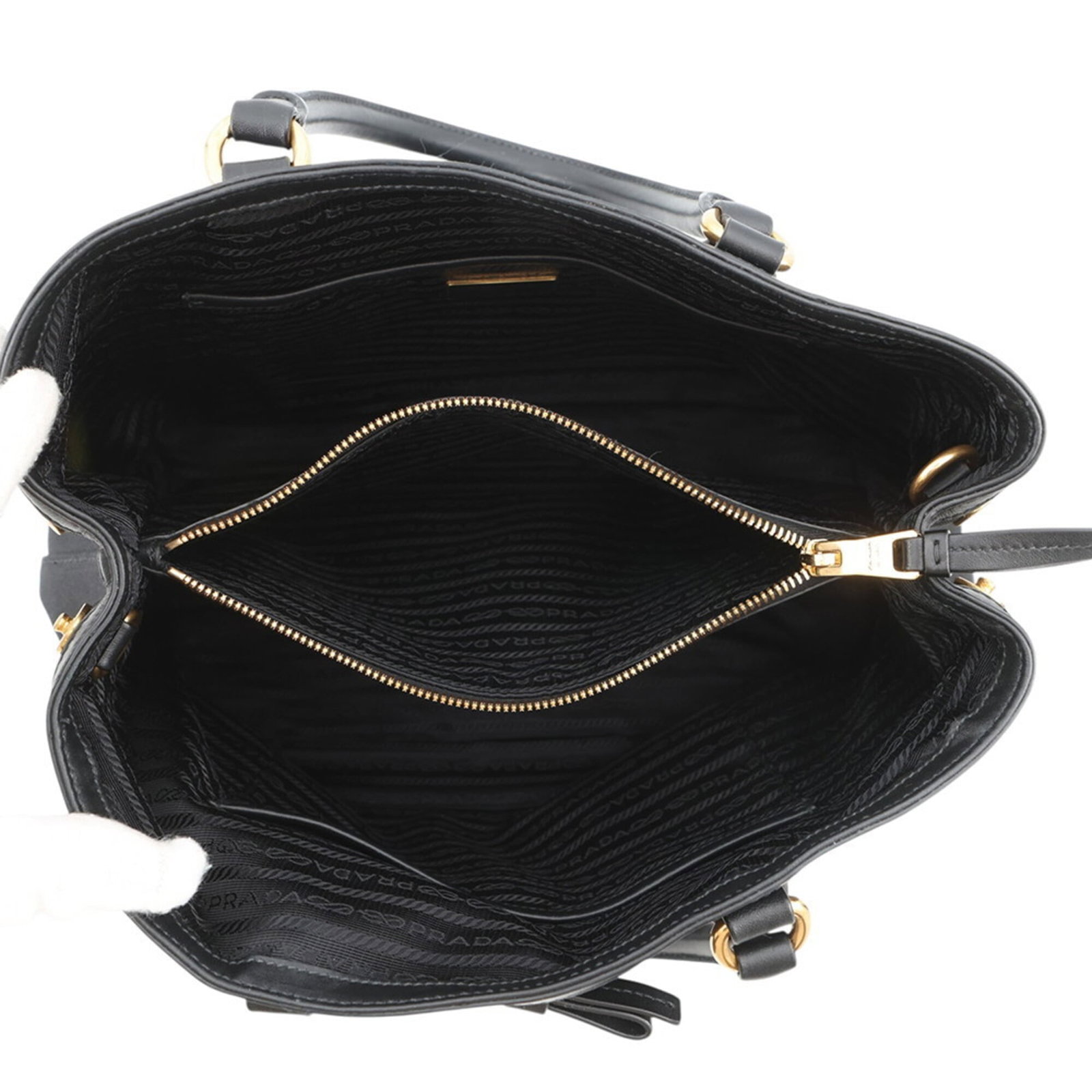 Canvas leather handbag - 6