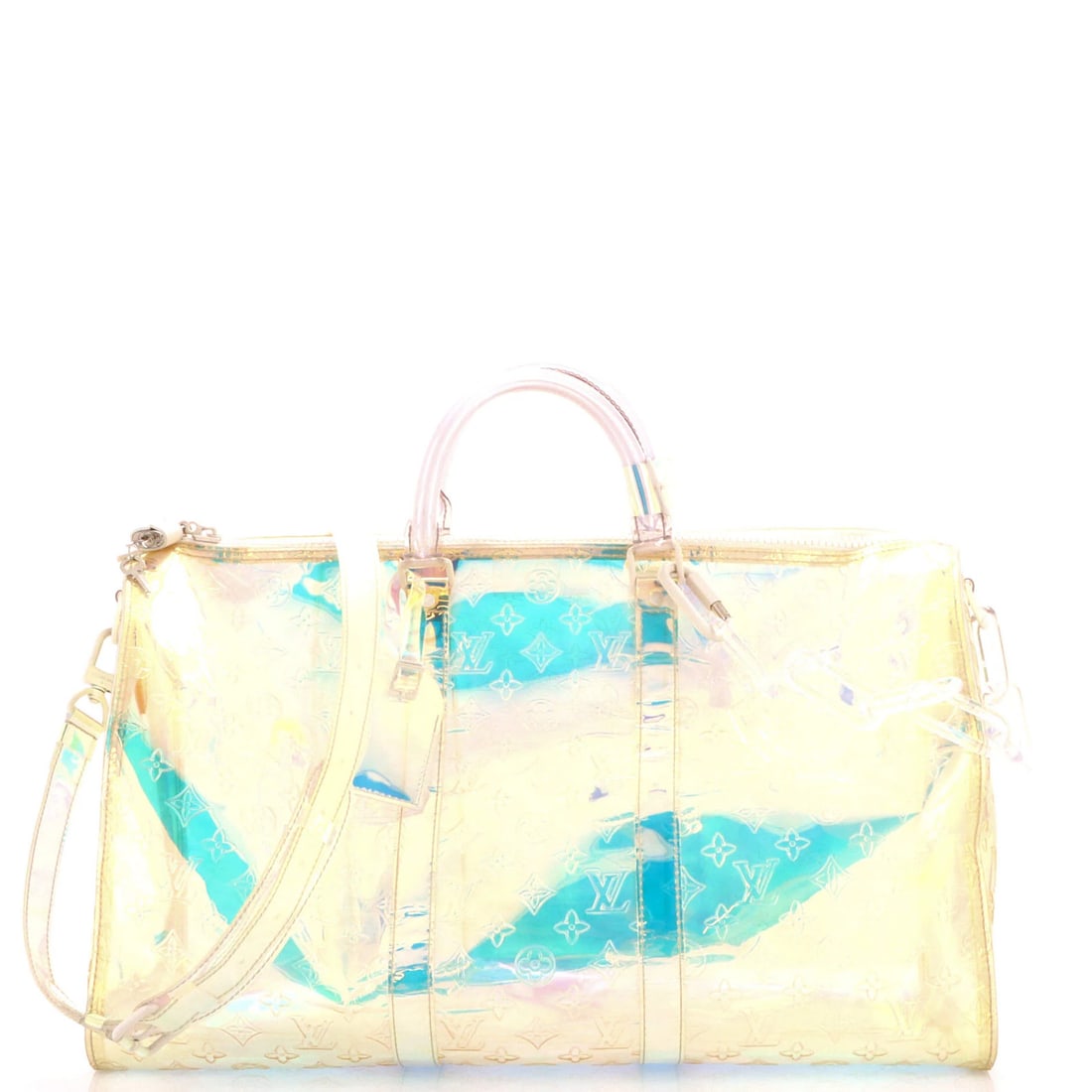 Louis Vuitton Keepall Bandouliere Bag Limited Edition Monogram Prism PVC 50 (1 of 8)