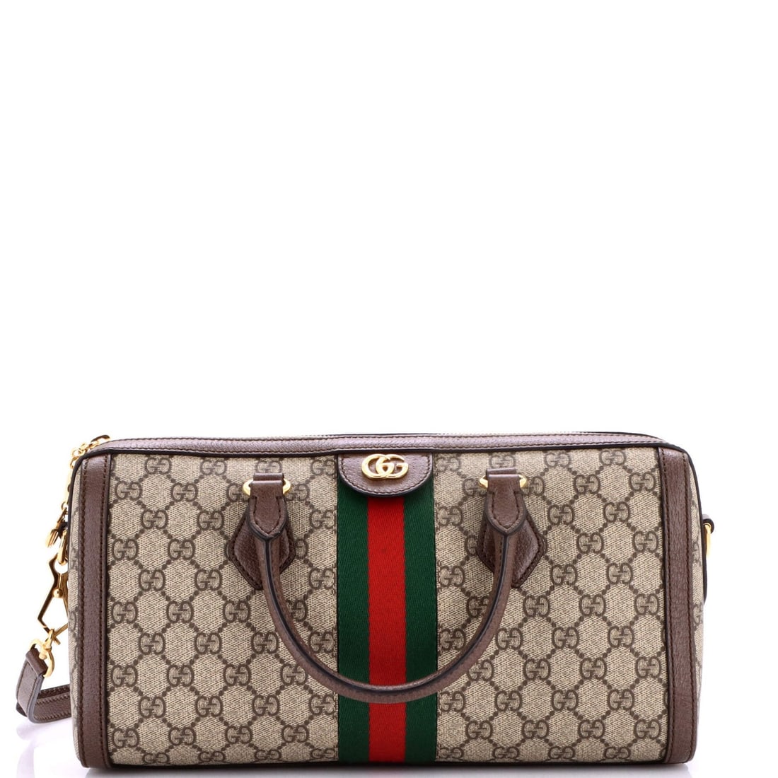 Medium bag gucci ophidia convertible canvas gg coated boston: Medium bag gucci ophidia convertible canvas gg coated boston Medium bag Gucci Ophidia Convertible Canvas GG Coated Boston with Brown Exterior, Neutral Microfiber Interior and Gold Hardware. This