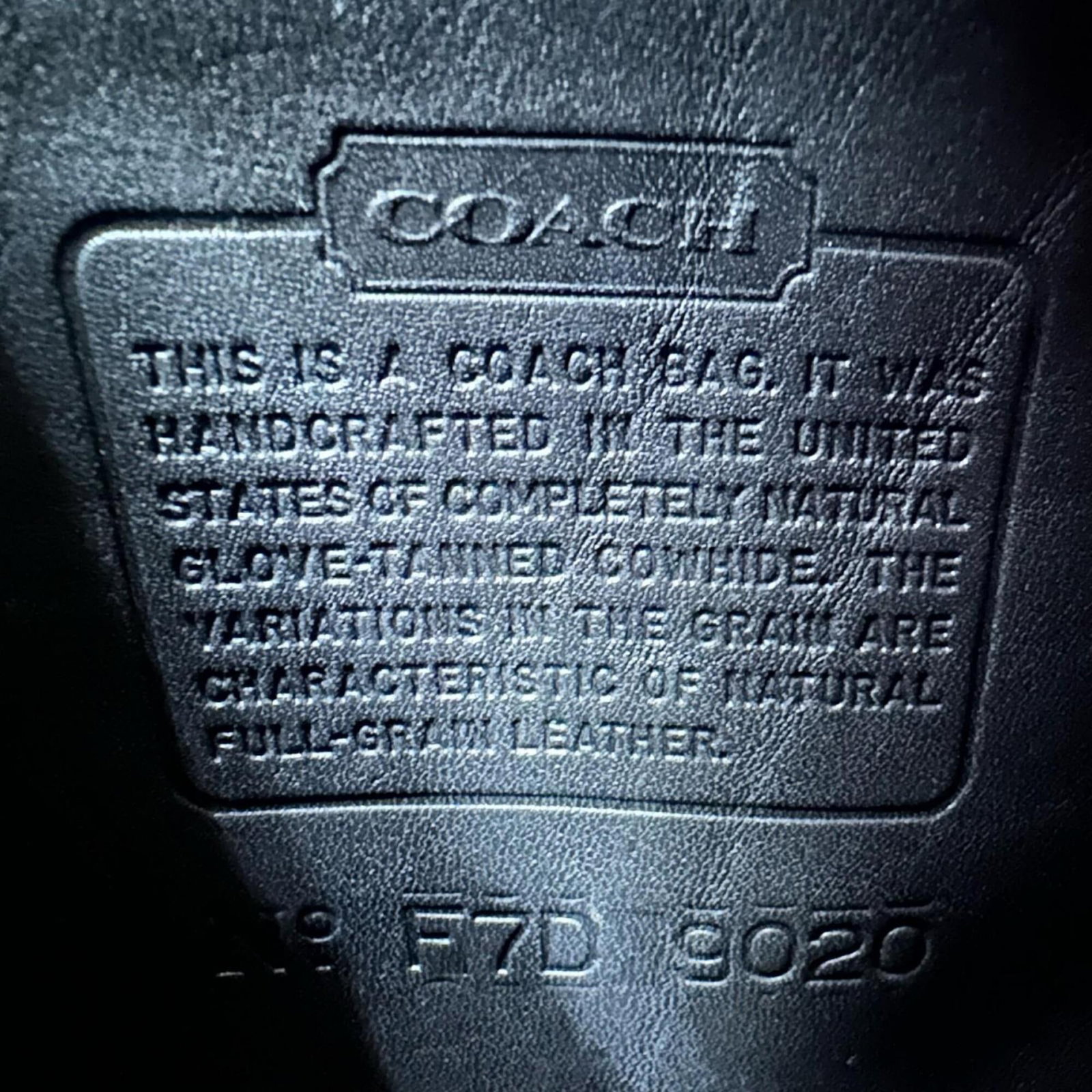 Handbag Leather Coach - 13