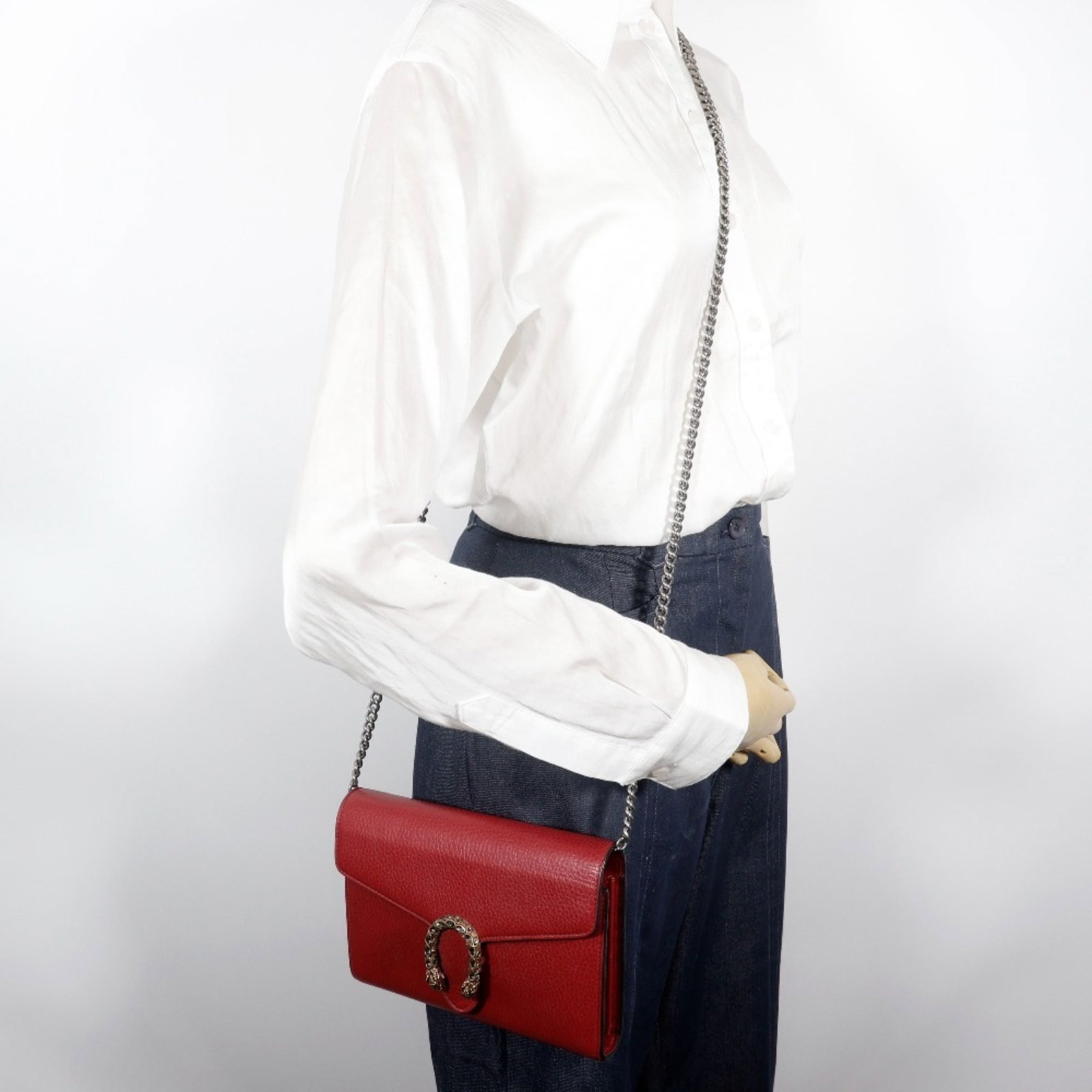 Shoulder Bag Leather Gucci - 17