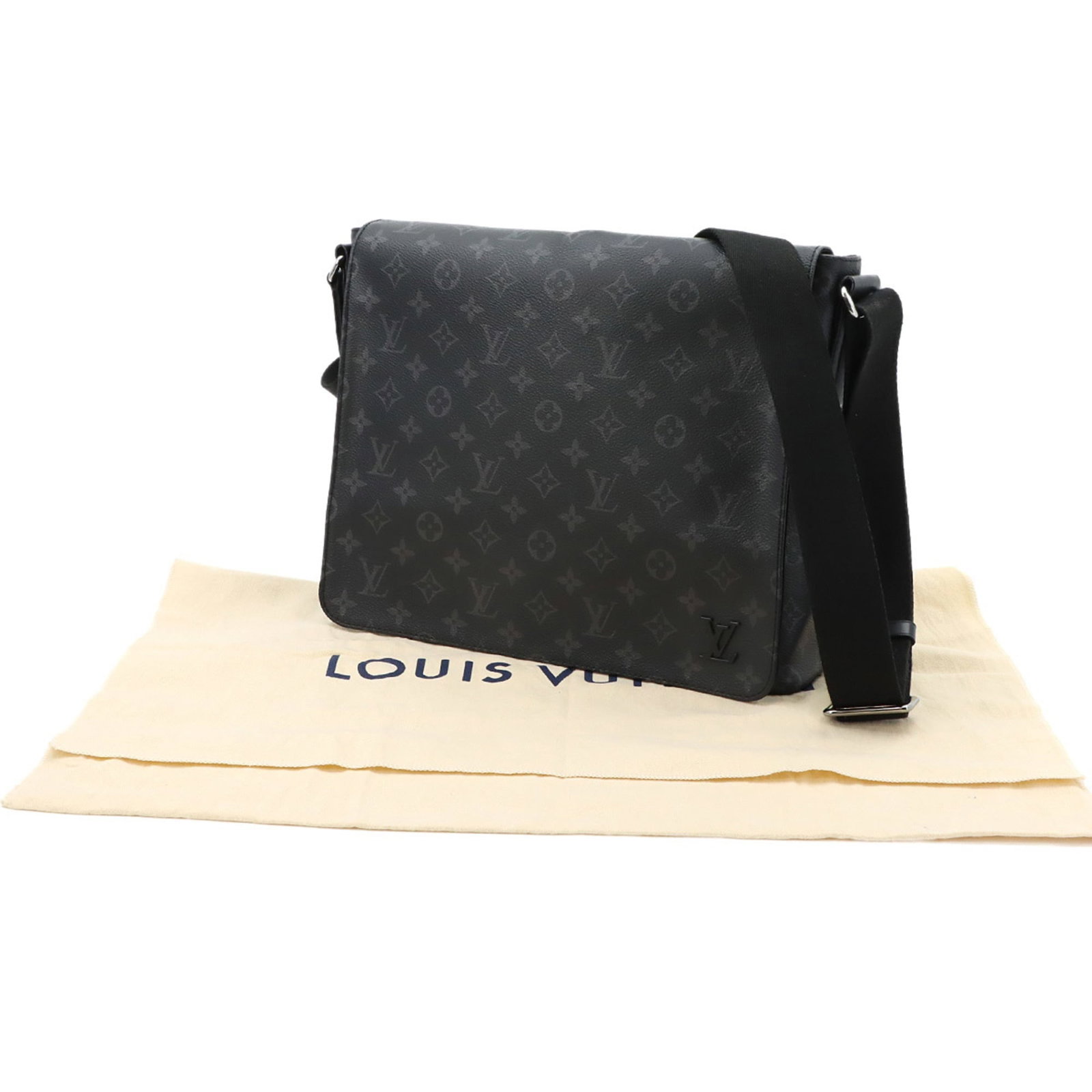 Louis Vuitton Handbag Shoulder Bag Monogram Eclipse - 2