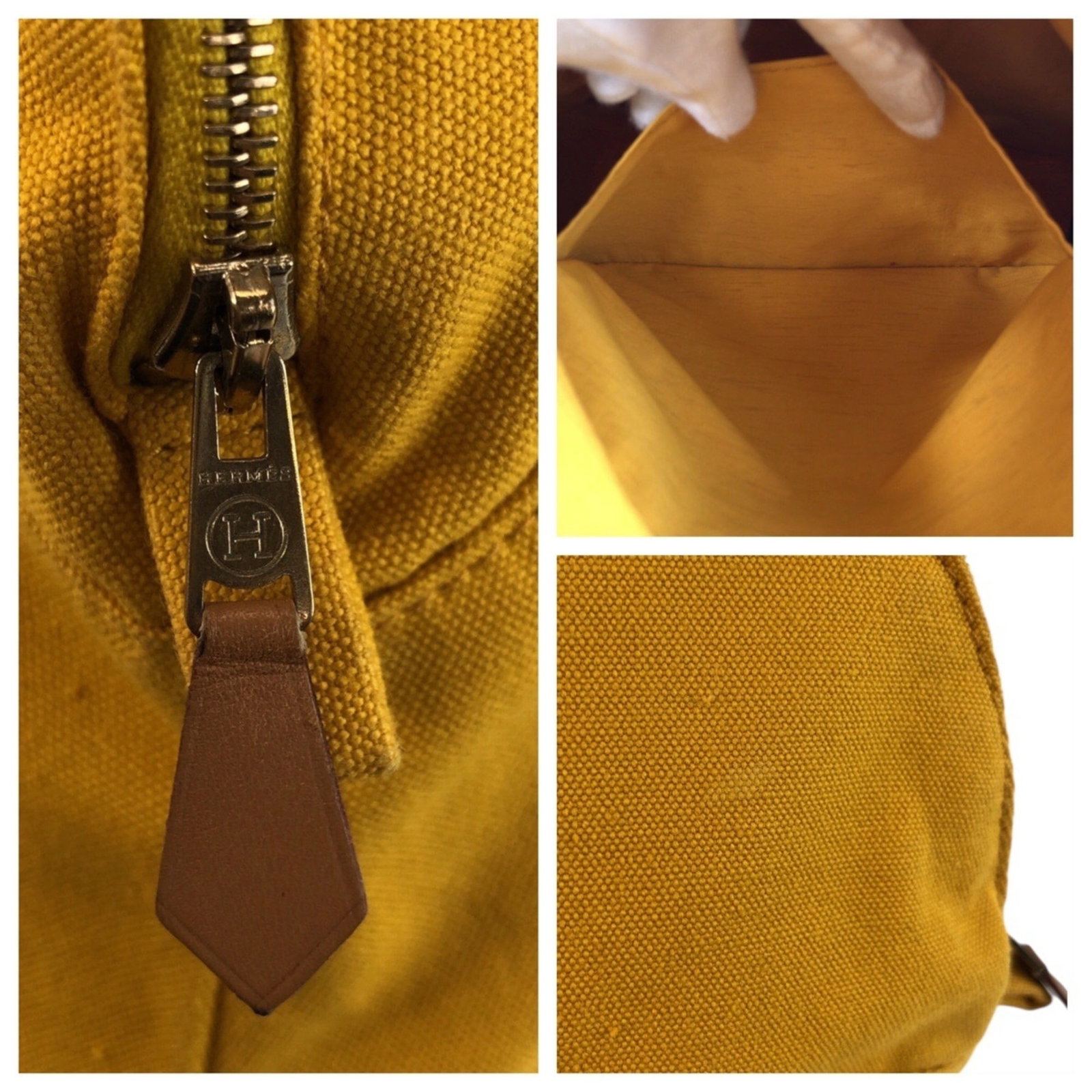 Hermes Pouch Handbag Canvas - 4
