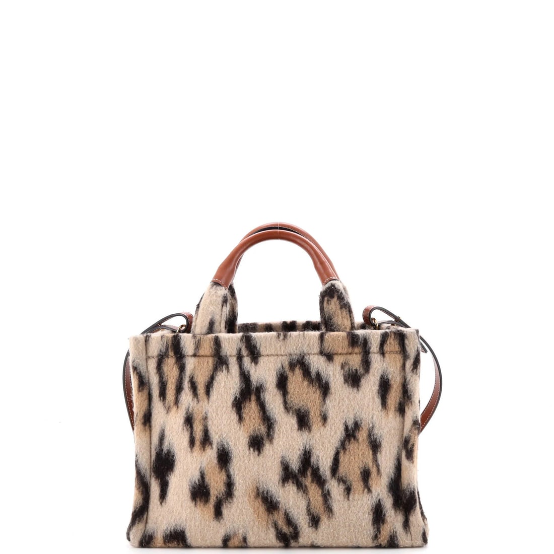 Thais Small Printed Wool Celine Cabas - 3