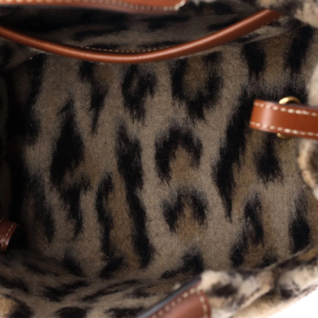 Thais Small Printed Wool Celine Cabas - 5