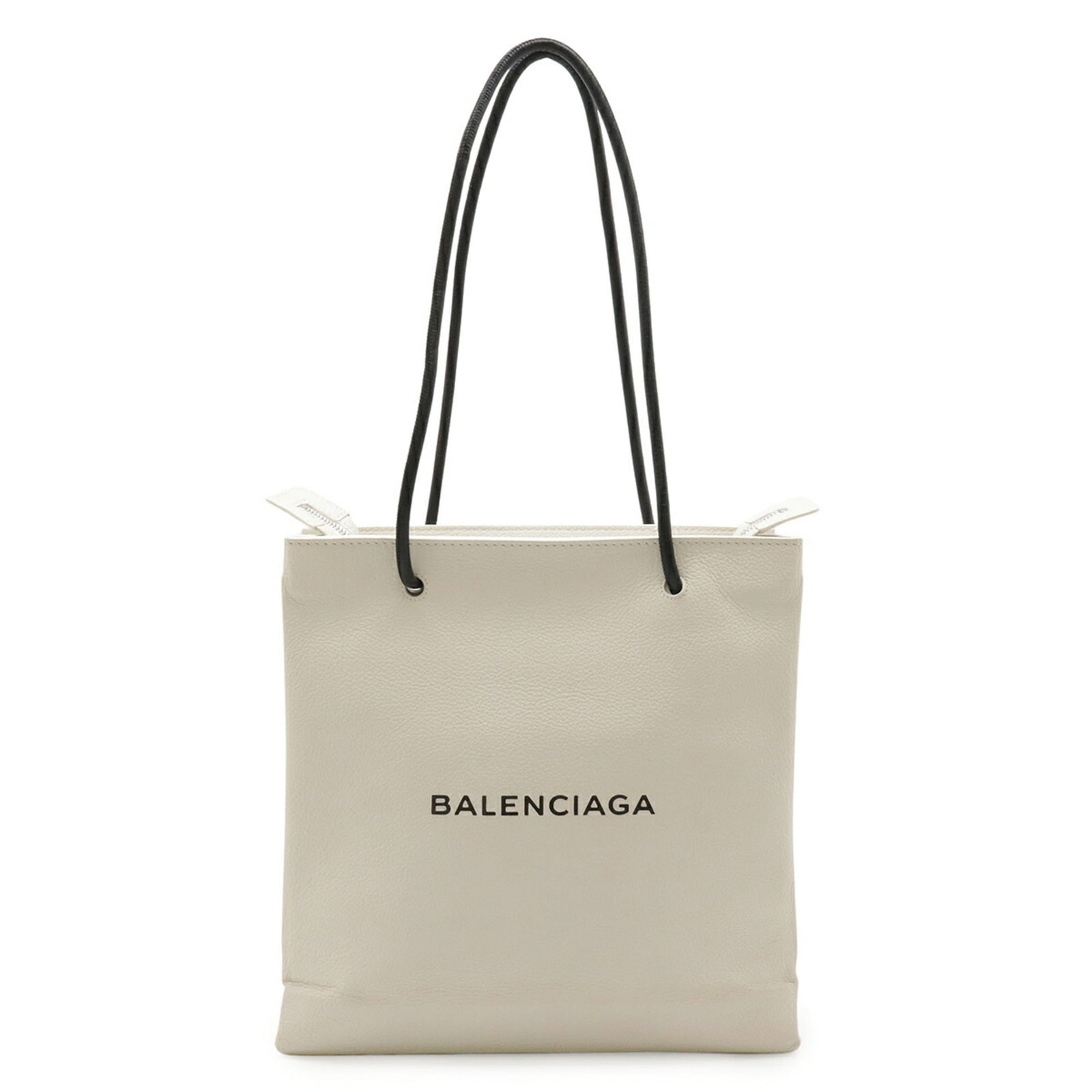 Shoulder Bag Leather Tote Bag By Balenciaga: Shoulder Bag Leather Tote Bag By Balenciaga This Balenciaga shoulder bag tote features high-quality leather construction and a timeless design. Measuring 26.5cm x 26.5cm x 9.5cm, it has a classic