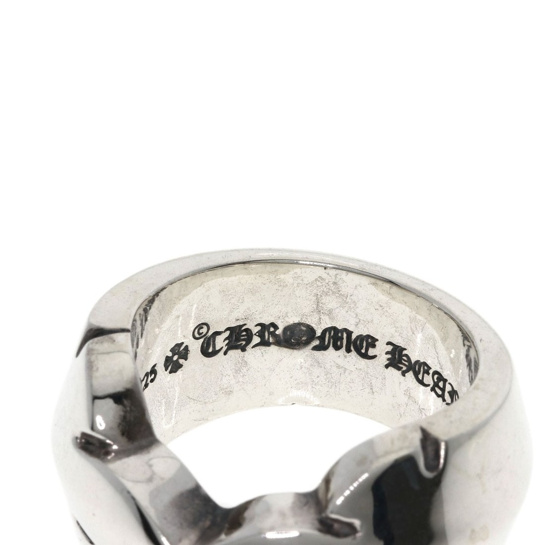 Double flare ring silver knee Chrome Hearts - 5