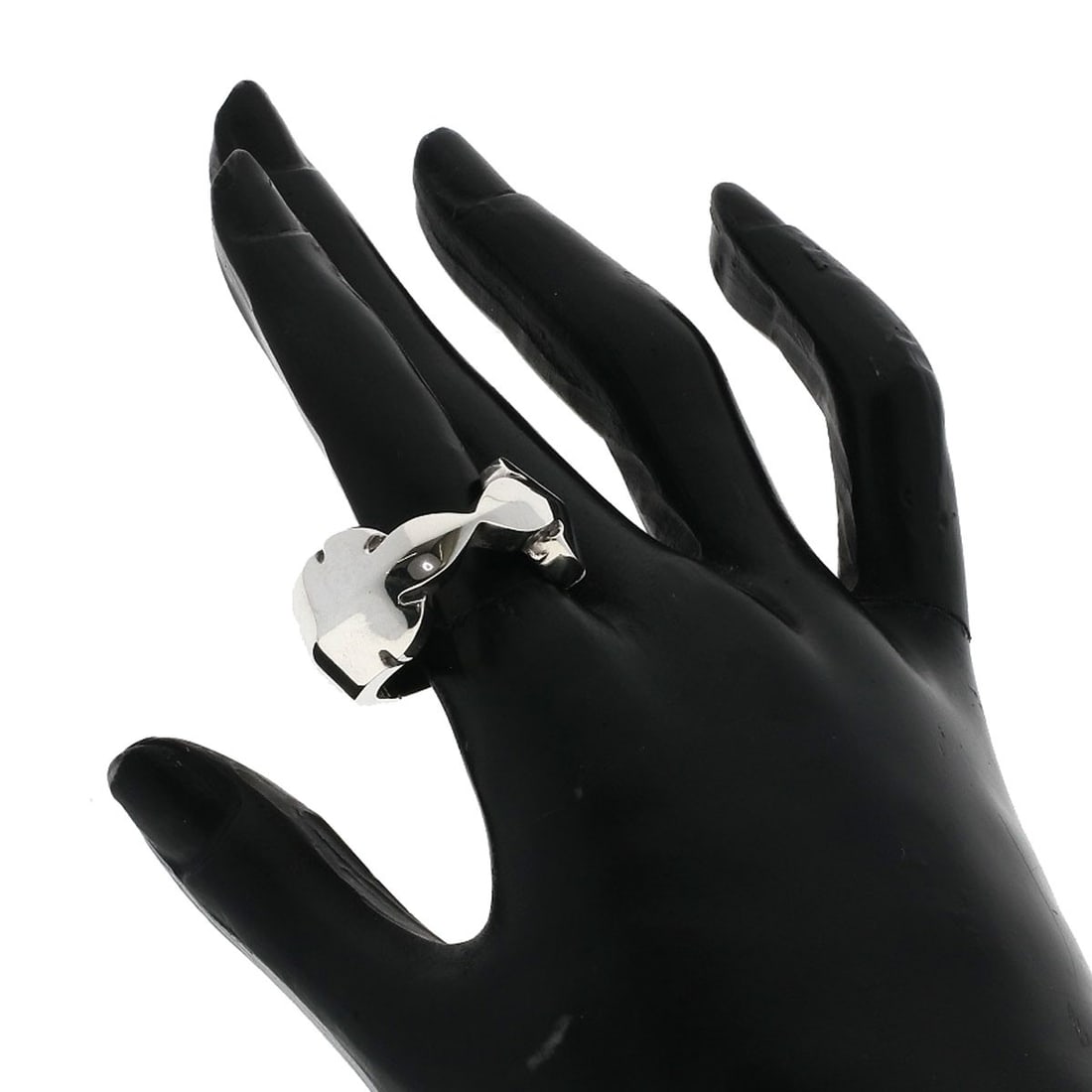 Double flare ring silver knee Chrome Hearts - 7