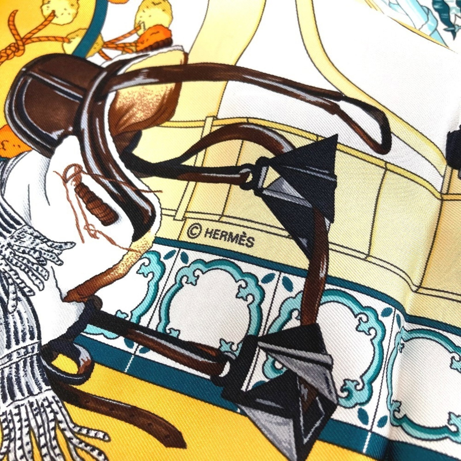 Silk scarf from Hermes - 10
