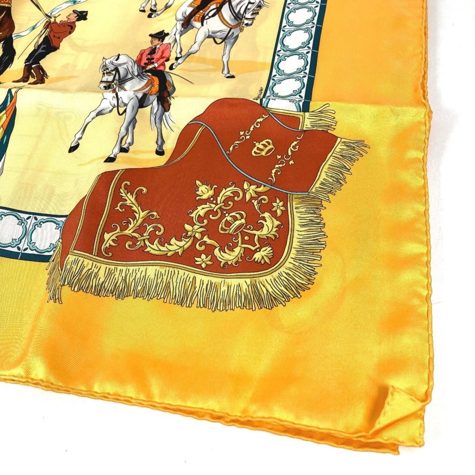 Silk scarf from Hermes - 12