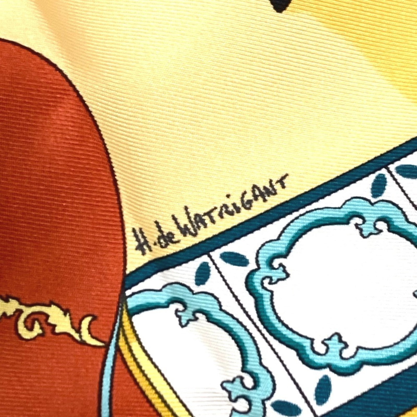 Silk scarf from Hermes - 8