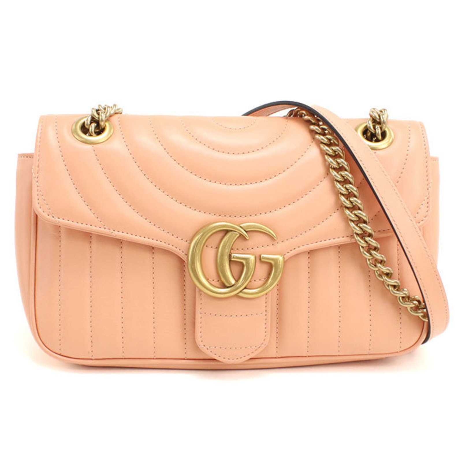 Shoulder Bag Leather Gucci: Shoulder Bag Leather Gucci This Gucci shoulder bag features a striking pink leather exterior with gold hardware, adding a touch of elegance to any outfit. Made from high-quality leather, the bag's cla