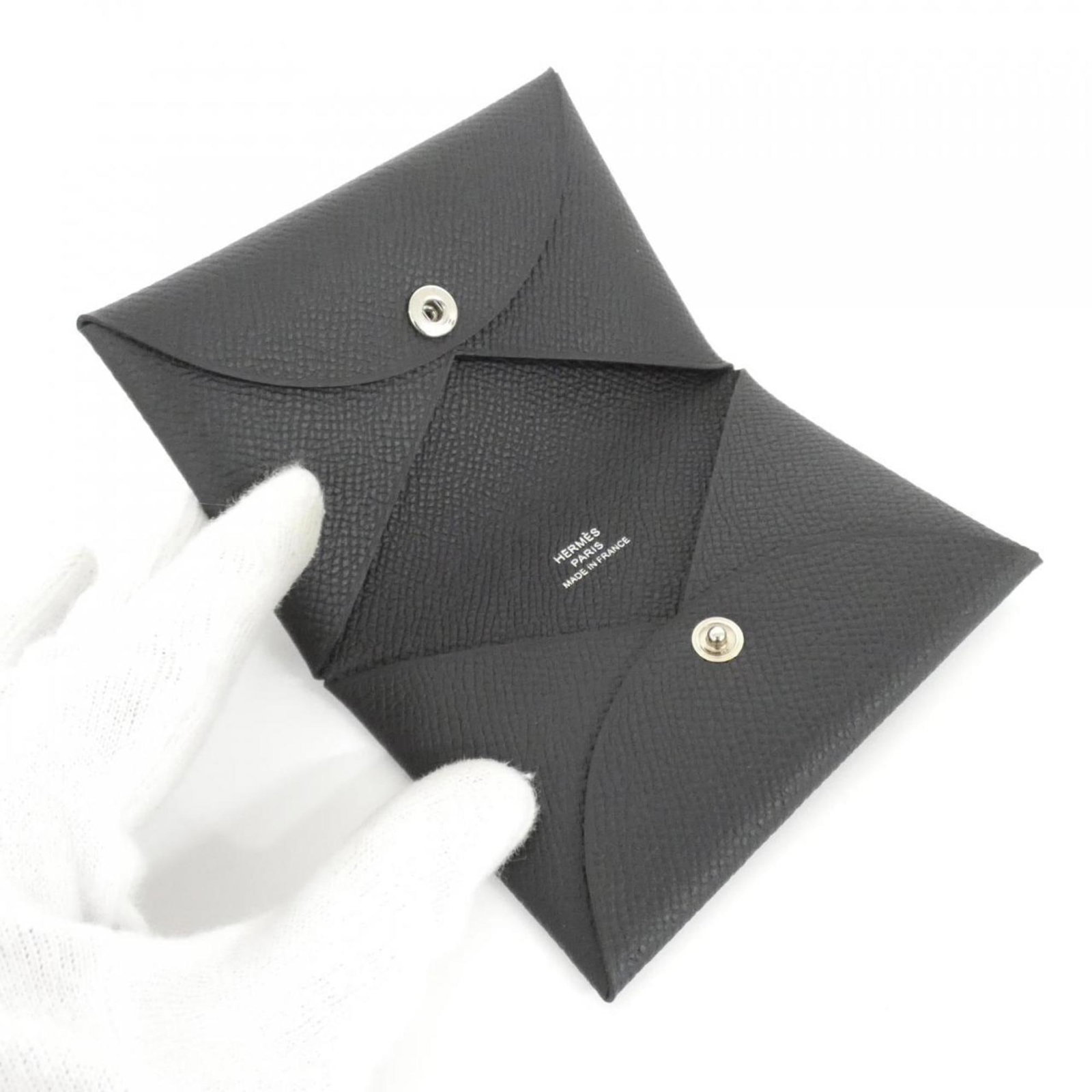 Epsom leather card case from Hermes - 2