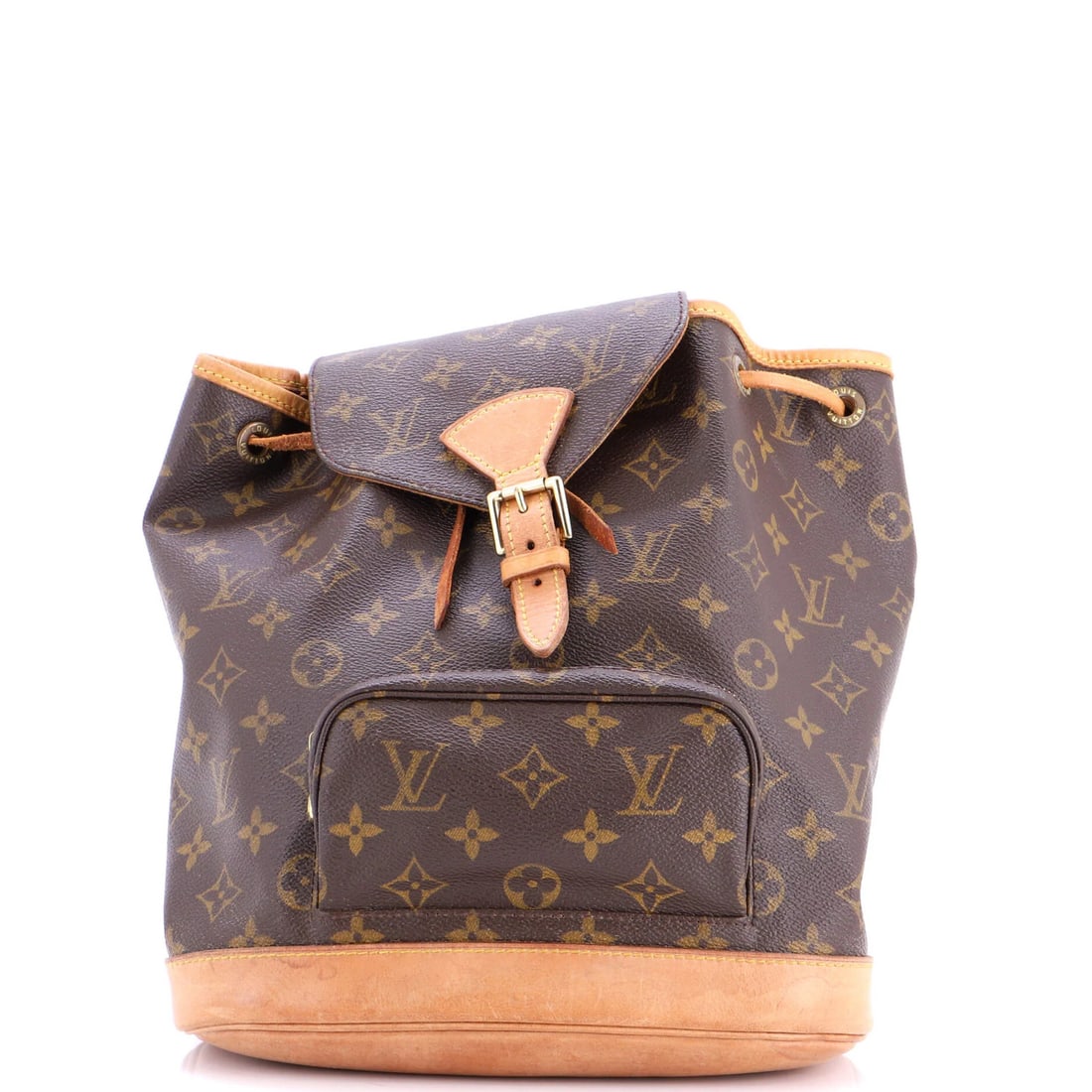 Louis Vuitton Vintage Montsouris Monogram Canvas MM Backpack: Louis Vuitton Vintage Montsouris Monogram Canvas MM Backpack Brown Louis Vuitton Vintage Montsouris Monogram Canvas MM Backpack with classic design and iconic monogram pattern. Measuring 12" x 10" x