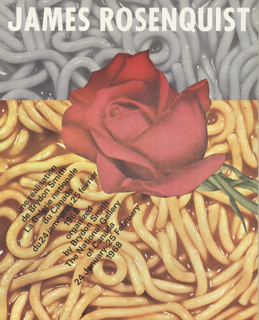 JAMES ROSENQUIST The National Gallery of Canada 23" x 18.5" Poster 1968 Pop Art (1 of 4)