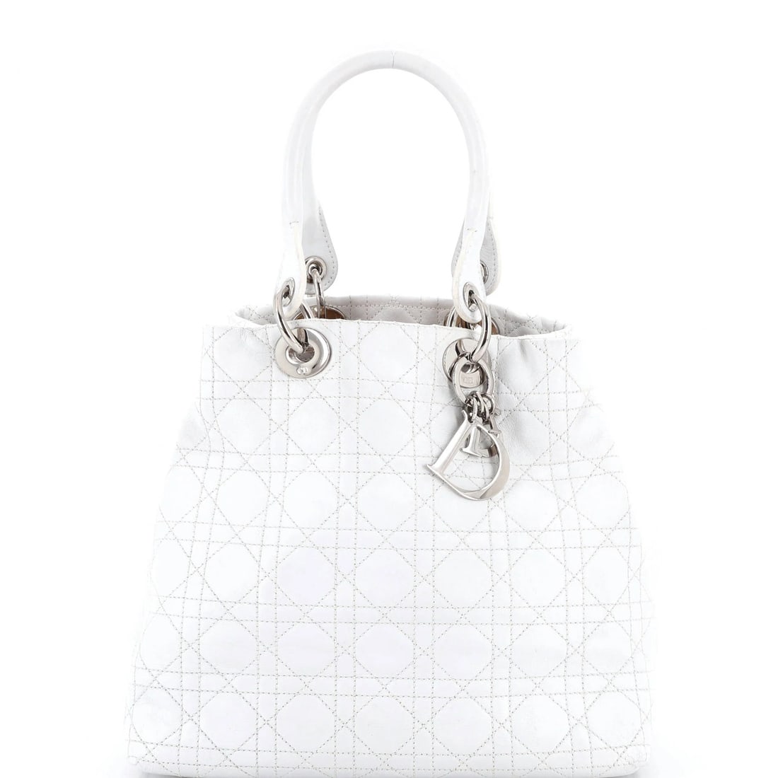 Christian Dior Lady Dior Soft Tote Cannage Quilt Lambskin Large (1 of 7)