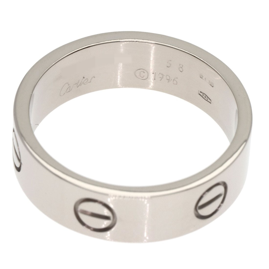 Cartier Love Ring #58 Ring K18 White Gold - 4