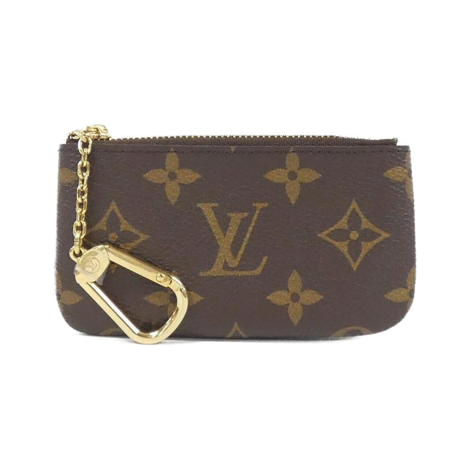 Louis Vuitton Monogram Coated Canvas Coin Case Purse: Louis Vuitton Monogram Coated Canvas Coin Case Purse Monogrammed with iconic Louis Vuitton style, this coated canvas coin case purse boasts the unmistakable Marron monogram pattern. With its compact s