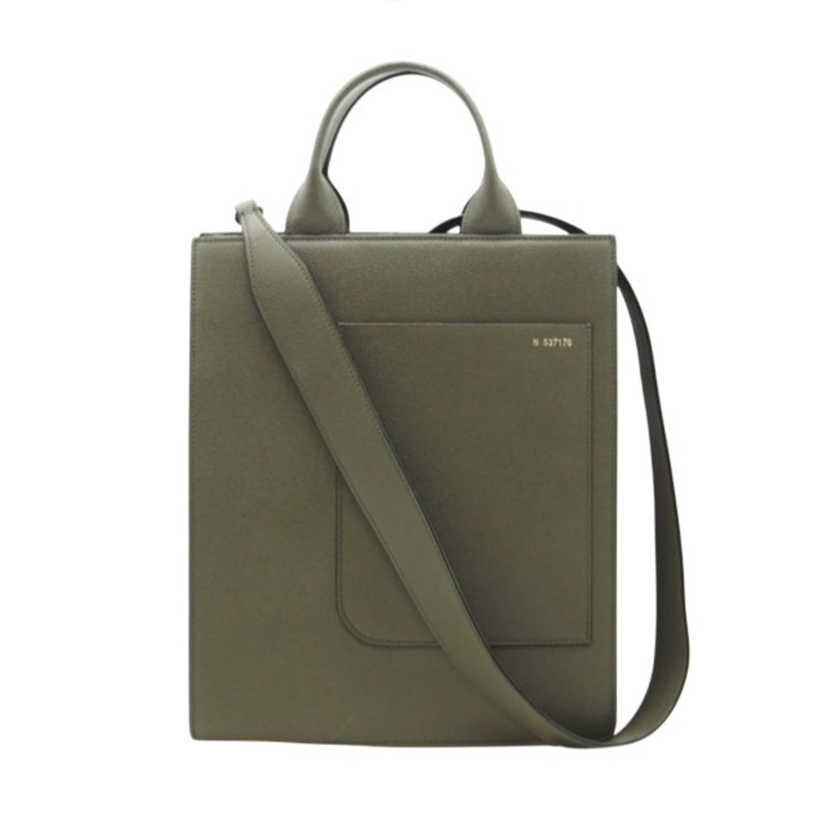 Valextra Shoulder Bag Leather