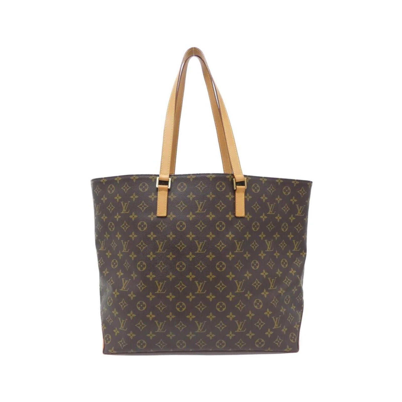 Canvas coated handbag Louis Vuitton: Canvas coated handbag Louis Vuitton This Louis Vuitton handbag boasts a classic design with coated canvas material and gold hardware, adding a touch of sophistication to any outfit. Measuring 38cm x