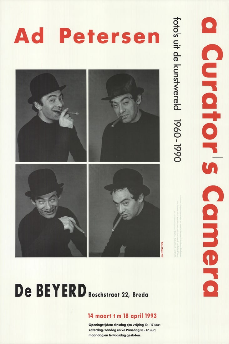 AD PETERSEN A Curators Camera 34.75" x 23.5" Offset Lithograph 1993 Photography (1 of 4)
