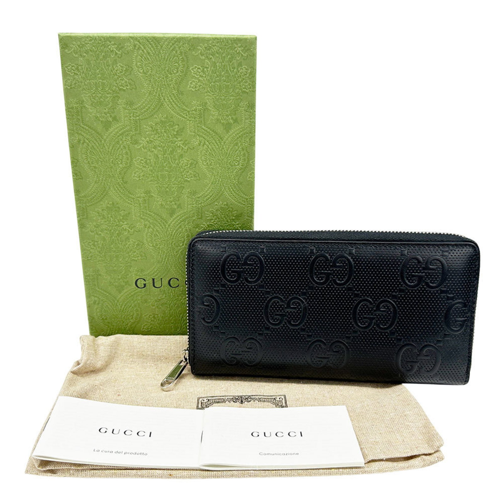Long Wallet Leather Bi Fold Gucci - 5