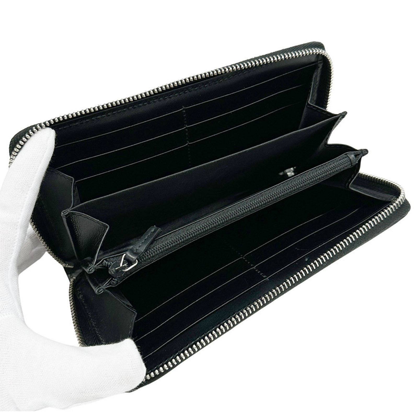 Long Wallet Leather Bi Fold Gucci - 6