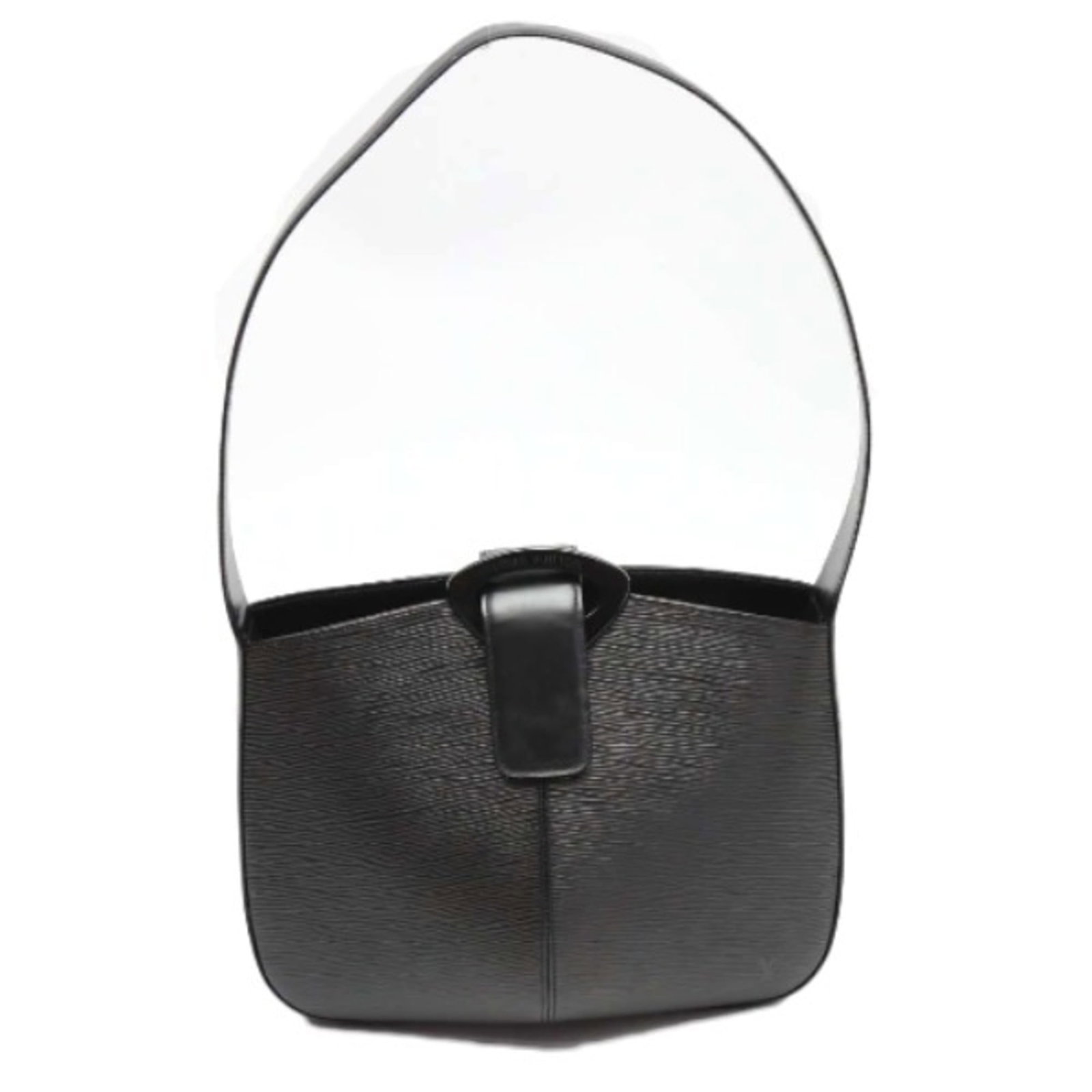 Epi Leather Louis Vuitton Handbag: Epi Leather Louis Vuitton Handbag Black Epi Leather Louis Vuitton Handbag with Traces of Usage. This used handbag features the iconic Epi leather material and has a classic black, Noir color. With its
