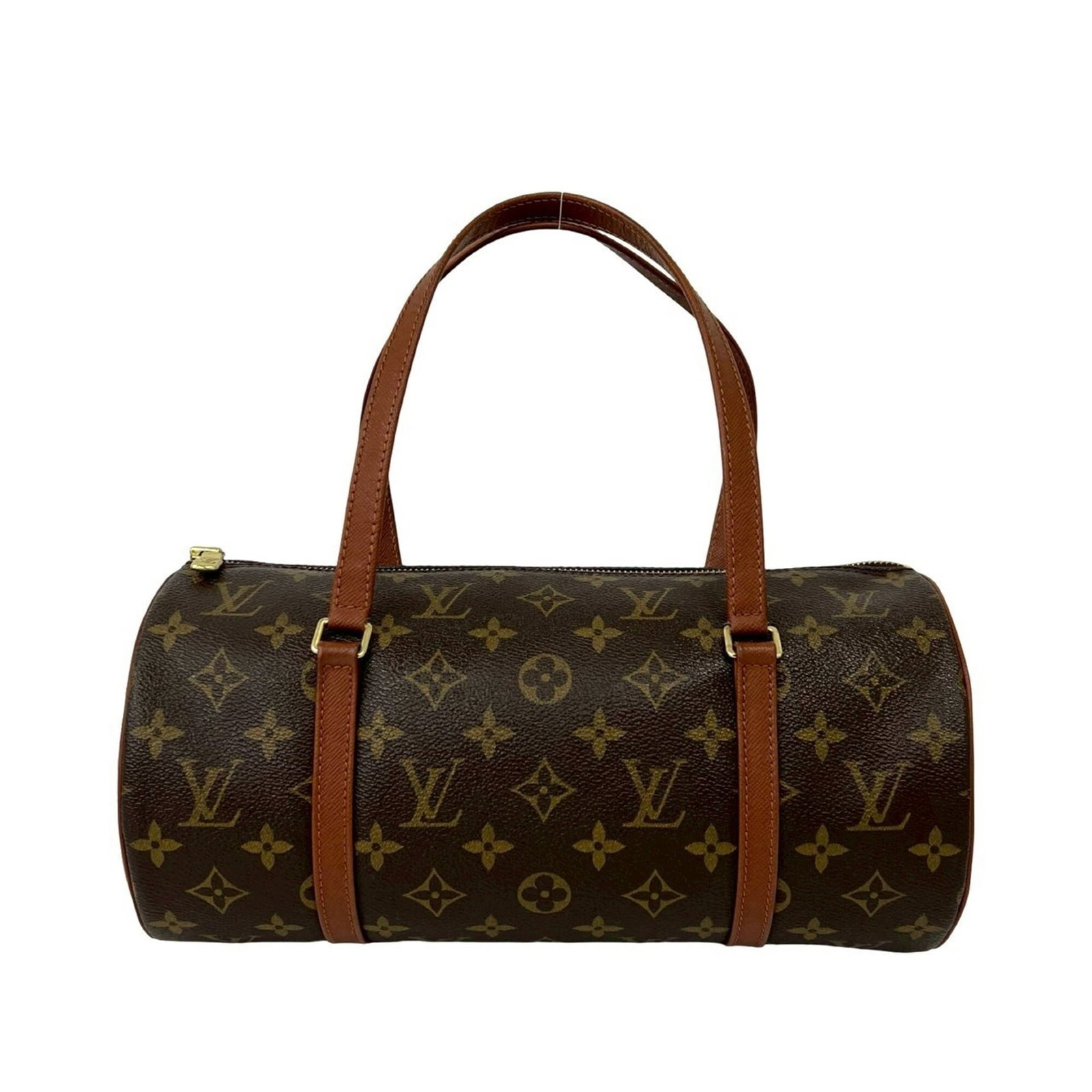 Louis Vuitton Handbag Leather Bag Boston Pvc: Louis Vuitton Handbag Leather Bag Boston Pvc This Louis Vuitton Boston Bag features a unique combination of Pvc and leather materials, offering a distinctive look. With its brown color and classic