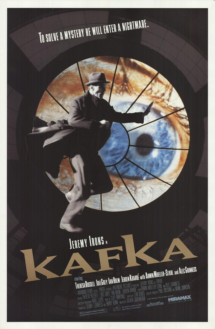 ARTIST UNKNOWN Kafka 41" x 27" Offset Lithograph 1991 (1 of 4)