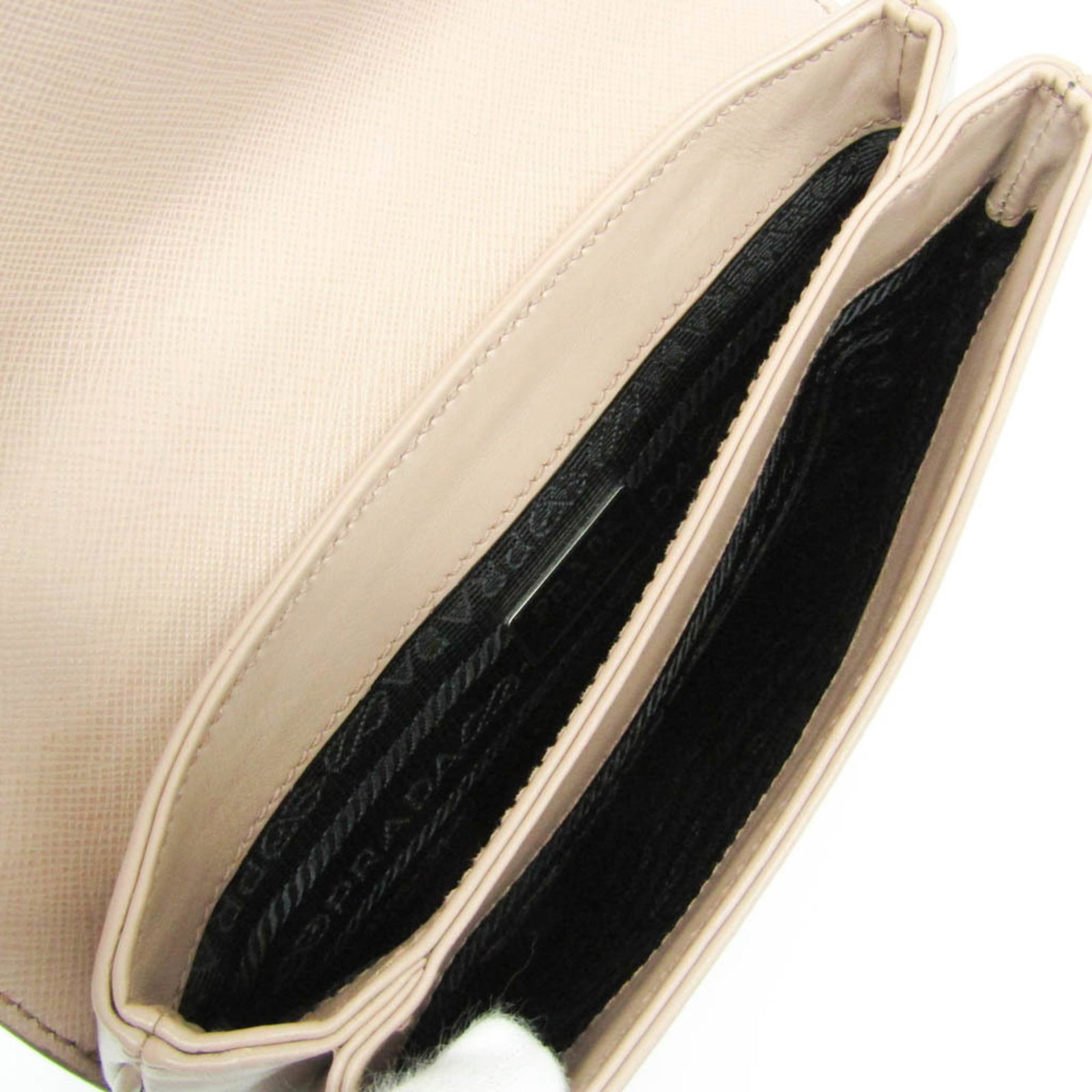 Leather Shoulder Bag Prada - 4
