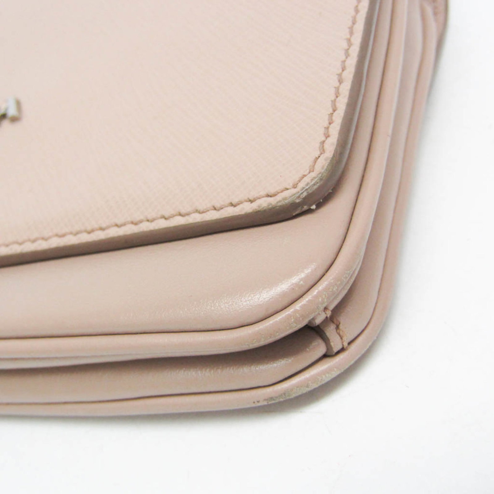 Leather Shoulder Bag Prada - 6