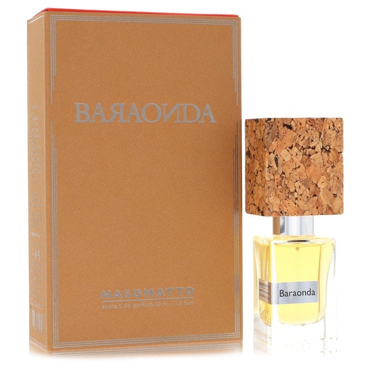 Nasomatto Baraonda Perfume By Nasomatto Extrait de parfum (Pure Perfume): Nasomatto Baraonda Perfume By Nasomatto Extrait de parfum (Pure Perfume) The Nasomatto Baraonda Extrait de parfum is a rich and complex women's perfume, featuring a fragrance that showcases the brand'