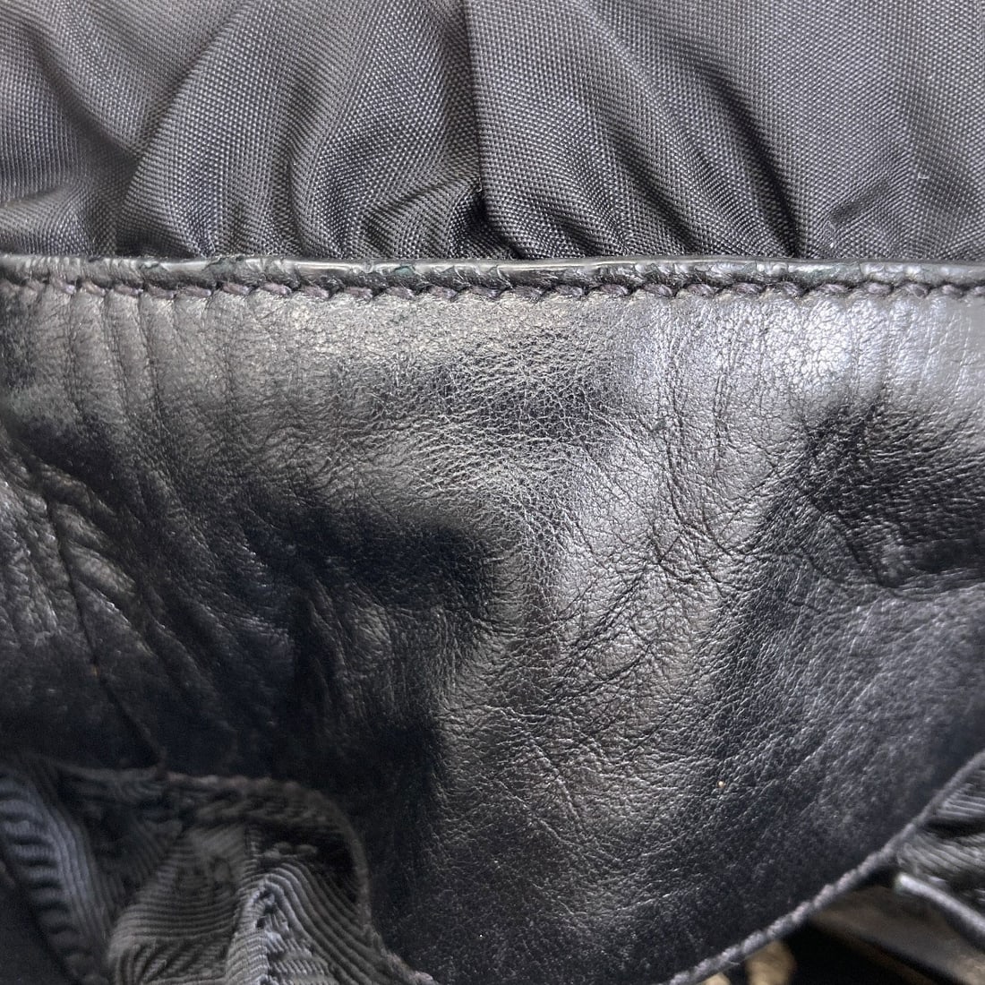 Nylon tote bag Prada logo - 12