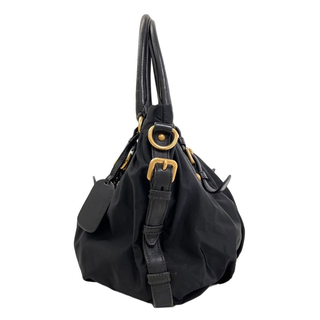 Nylon tote bag Prada logo - 3